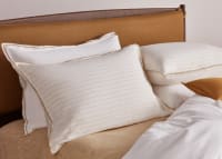Widey Stripe Lazy Linen Set of 2 Pillowcases - Standard - Butterscotch
