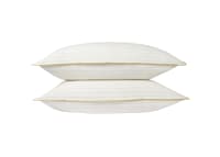Widey Stripe Lazy Linen Set of 2 Pillowcases - Standard - Butterscotch
