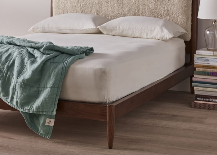 Shearer Bagel Bed in Warm Ash | Upholstered Beds | Loaf