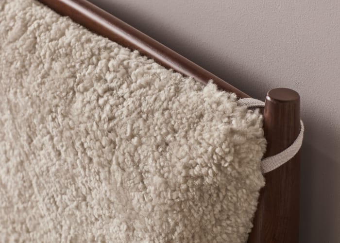 Shearer Bagel Bed in Warm Ash | Upholstered Beds | Loaf