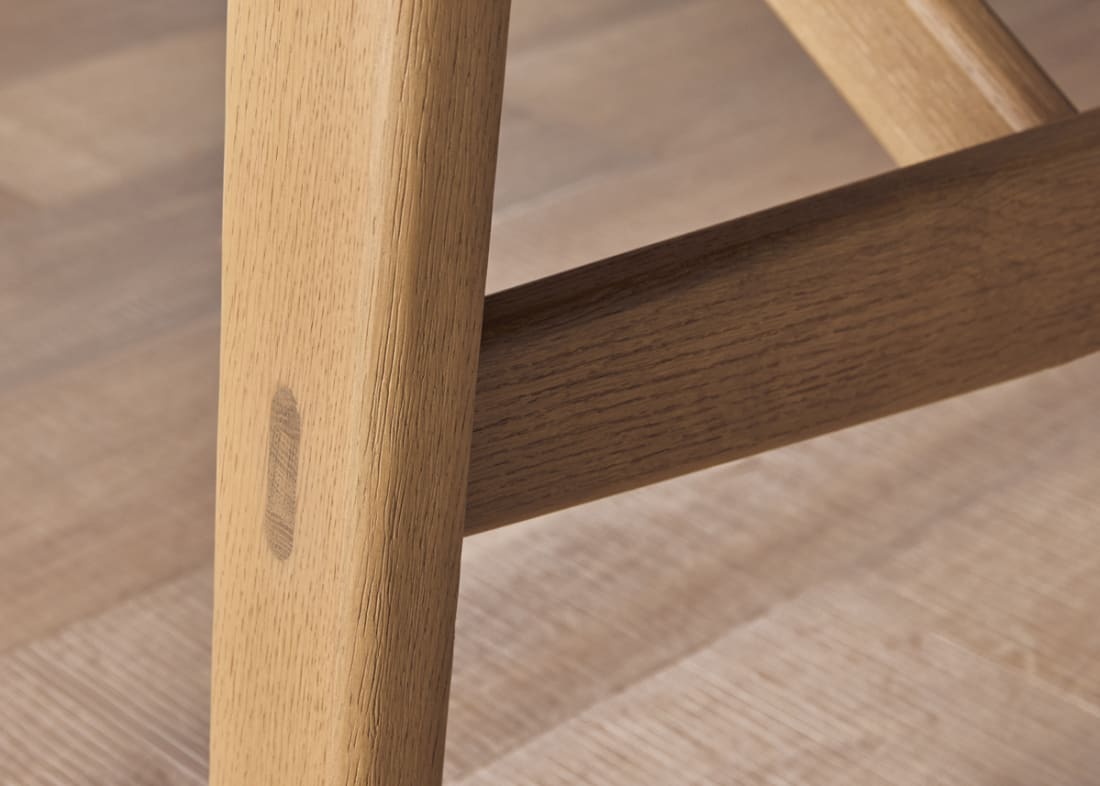 Barney Extending Kitchen Table in Light Oak