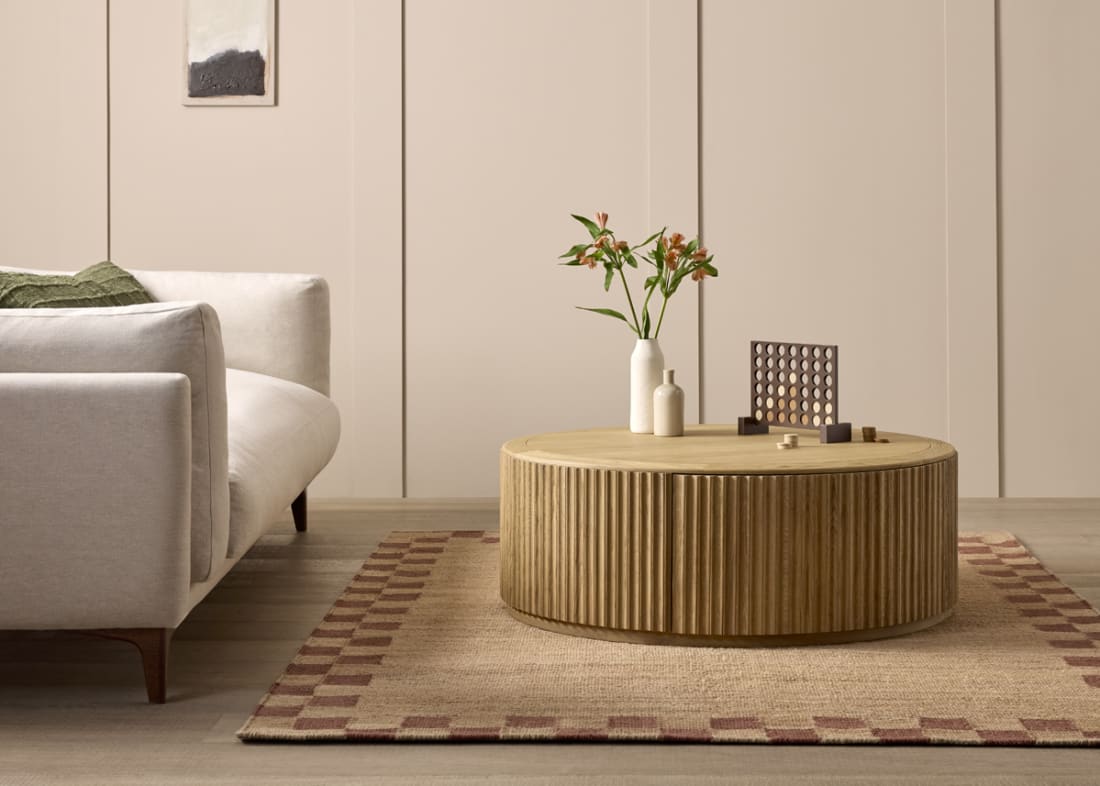 Big Bobbin Coffee Table in Light Oak