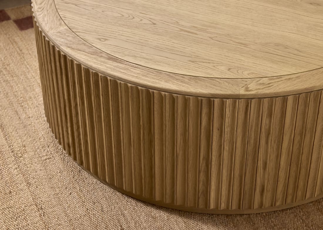 Big Bobbin Coffee Table in Light Oak