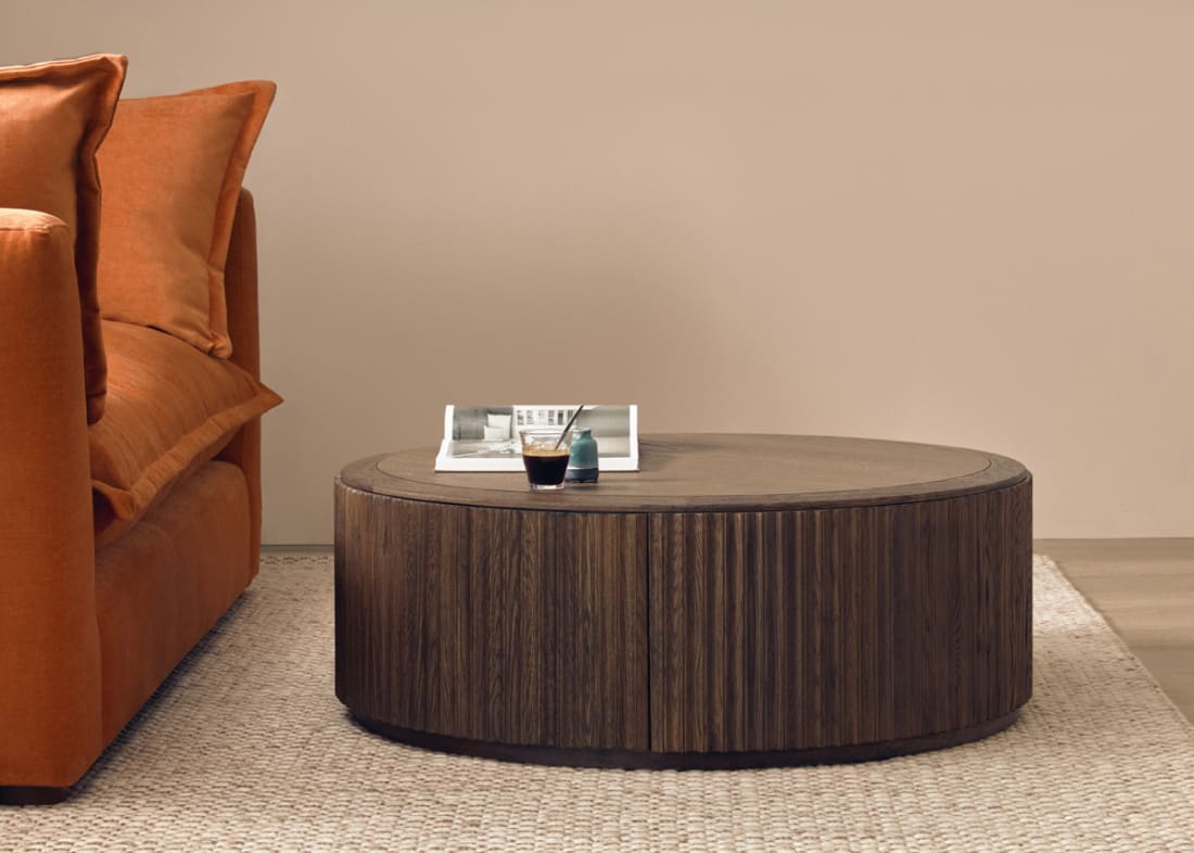 Big Bobbin Coffee Table in Dark Oak