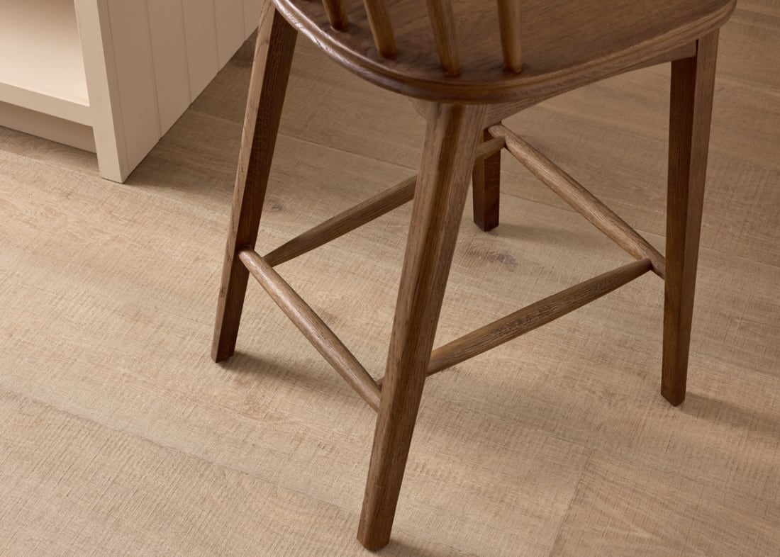 Drummer Kitchen Stool in Dark Oak