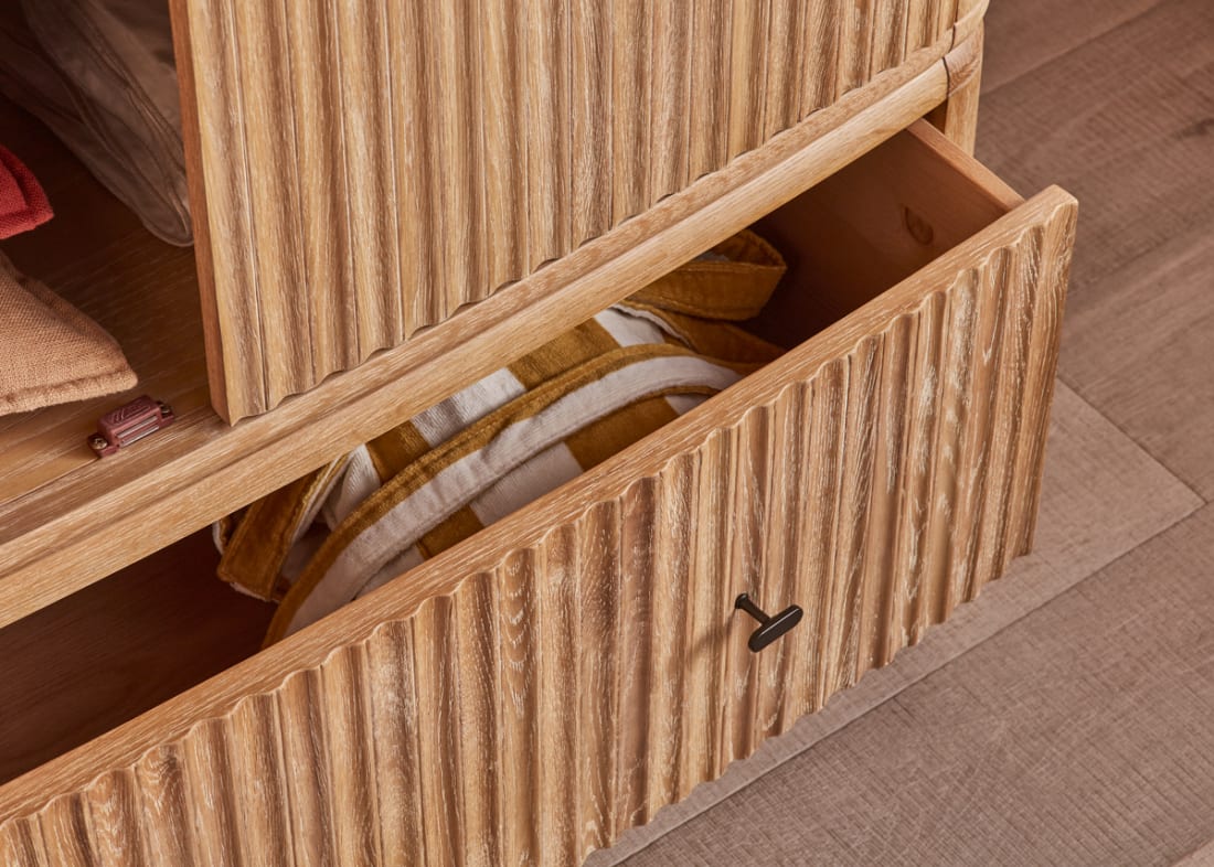 Heyday Wardrobe in Whitewashed Oak