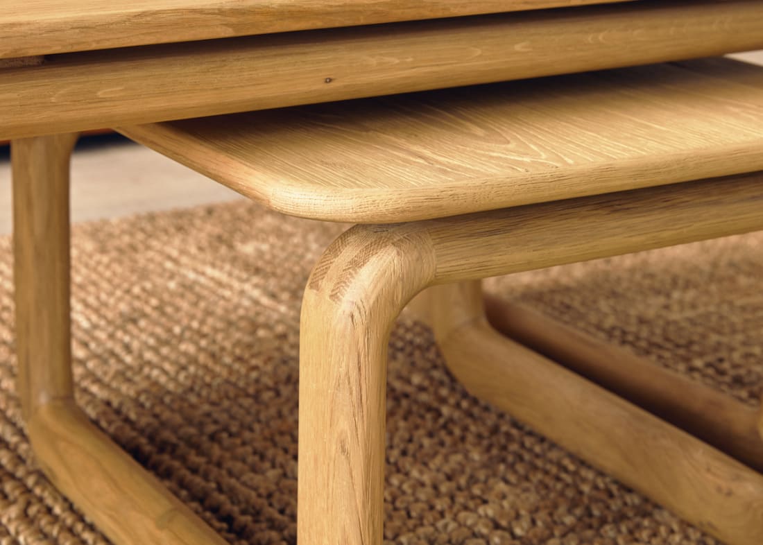 Nest Mates Coffee Table in Light Oak