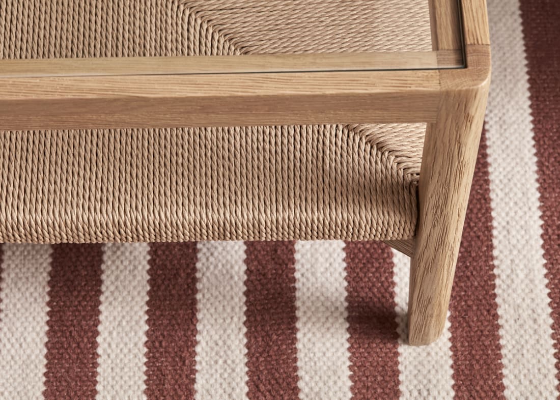 Square Keepsake Coffee Table in Light Oak
