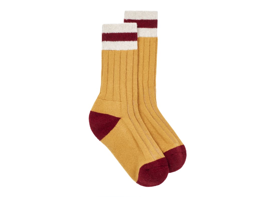 Toastie Sock - Medium/ Large 7-11 - Buffed Beeswax and Oat Milk
