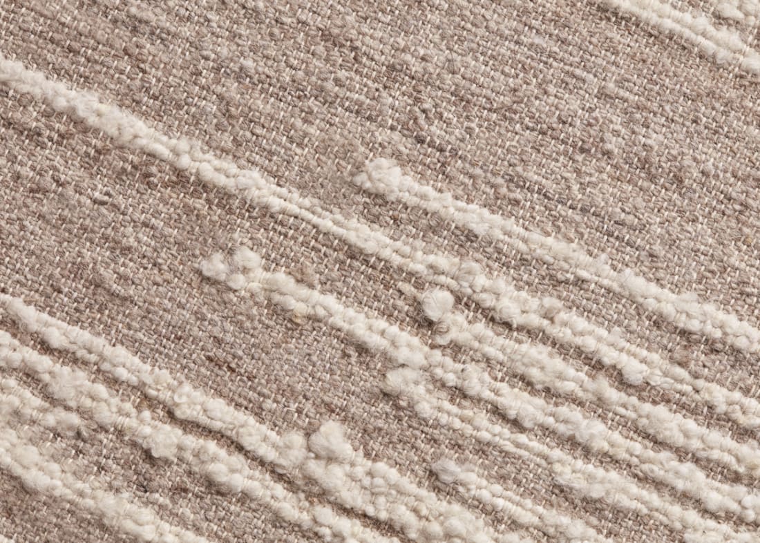 Etchy Sketchy Wool Rug - 200cm x 300cm - Truffle Taupe