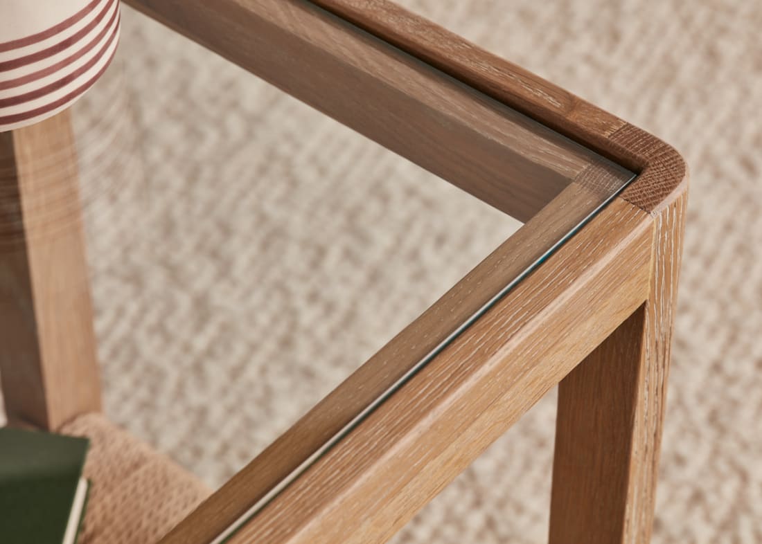 Little Keepsake Side Table in Whitewashed Oak