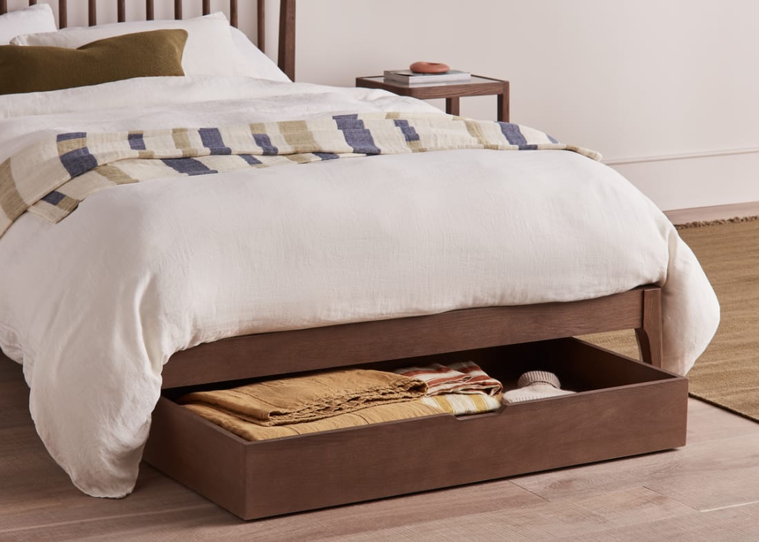 Dinkum Underbed Storage in Dark Oak