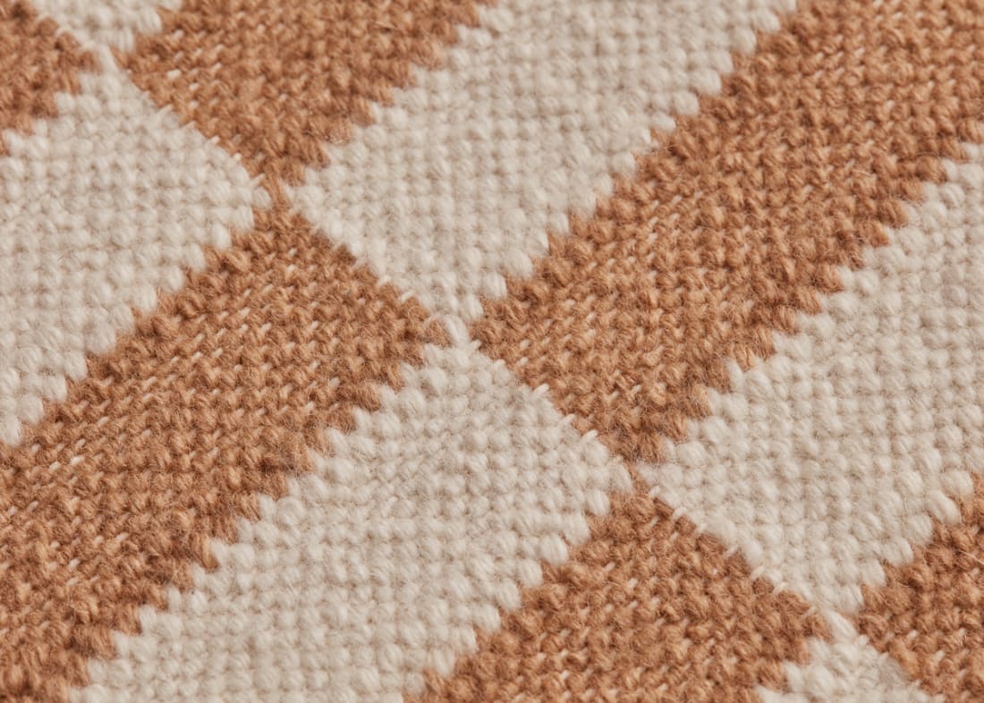 Jengy Wool Rug 200 X 300 cm in Ochre and Chalk