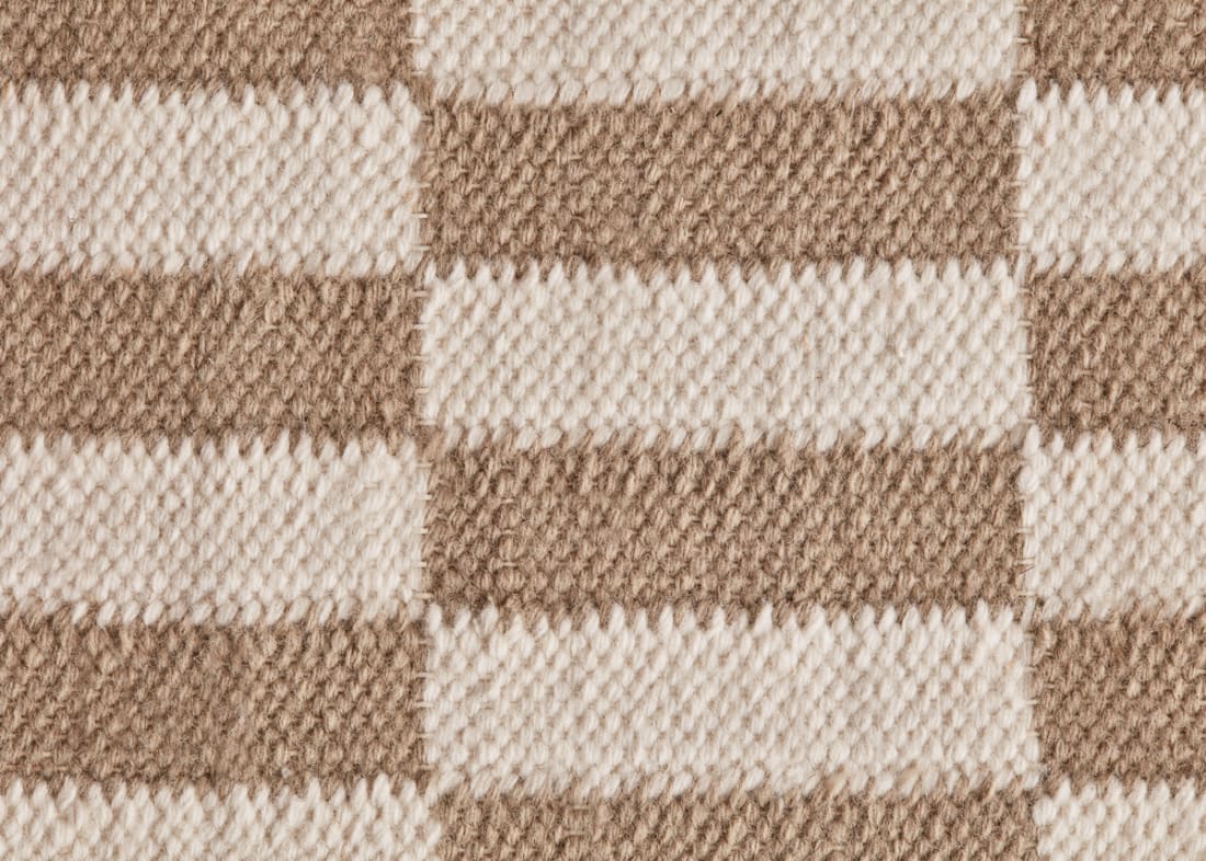Jengy Wool Rug - 200cm x 300cm - Taupe and Chalk