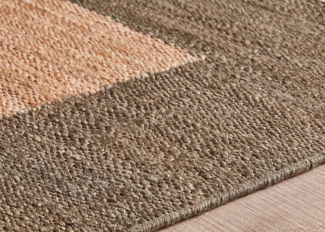 Bordy Edge Jute Rug 200 X 300 cm in Green