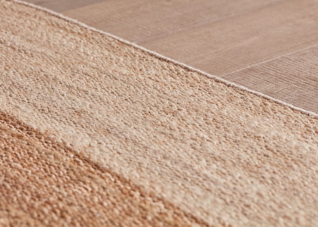 Bordy Edge Jute Rug 140 x 200 cm in Oat
