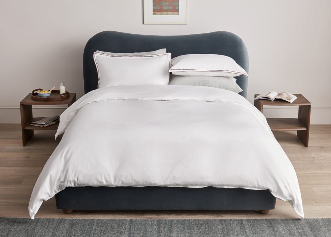 Classy Cotton Duvet Cover Superking in Icing Sugar