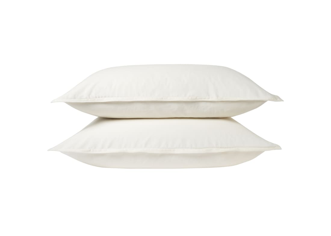 Classy Cotton Set of 2 Pillowcases in Oat Milk