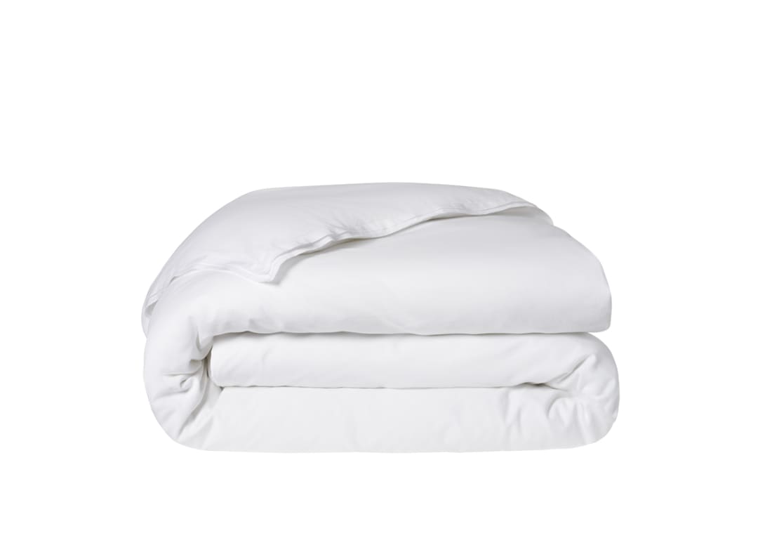 Twin Trim Classy Cotton Duvet Cover Superking in Icing Sugar