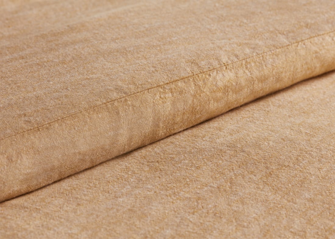 Lazy Linen Duvet Cover - Superking - Butterscotch Marle