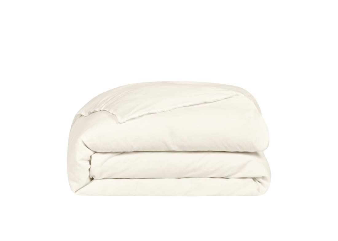 Classy Cotton Duvet Cover Double in Oat Milk