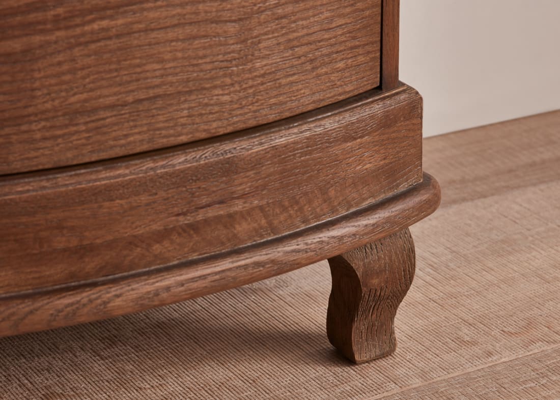 Bastille Side Table in Dark Oak