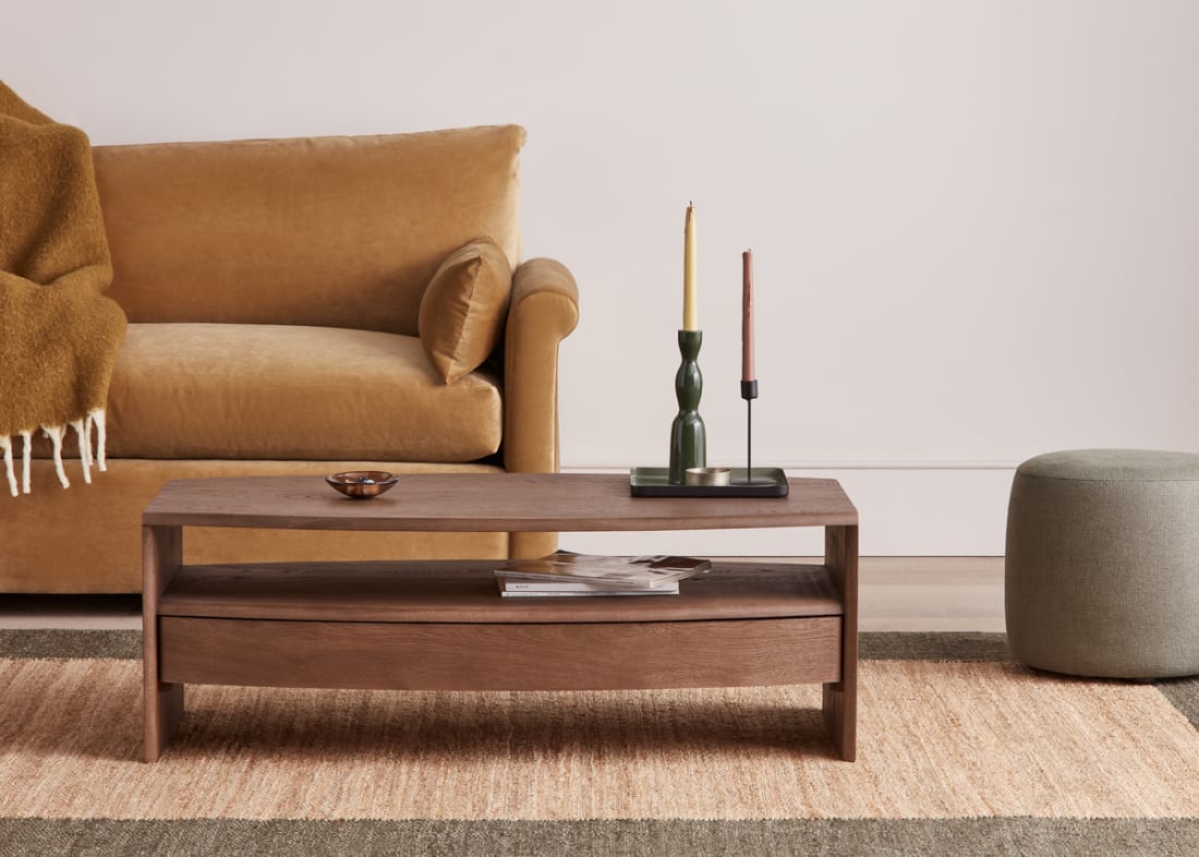 Bowie Coffee Table in Dark Oak