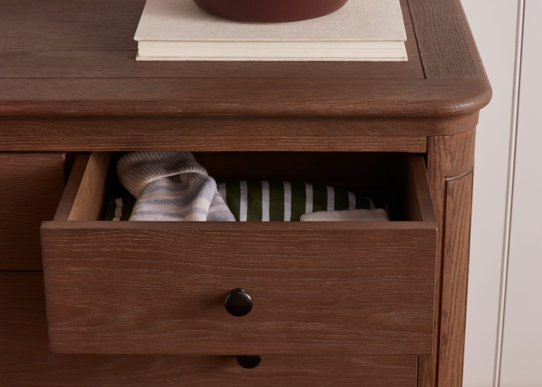Elodie Chest of Drawers in Dark Oak