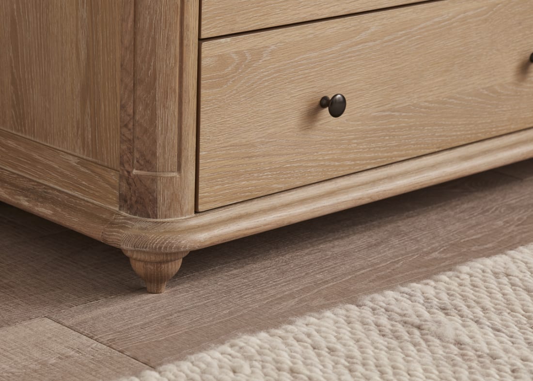 Elodie Chest of Drawers in Whitewashed Oak