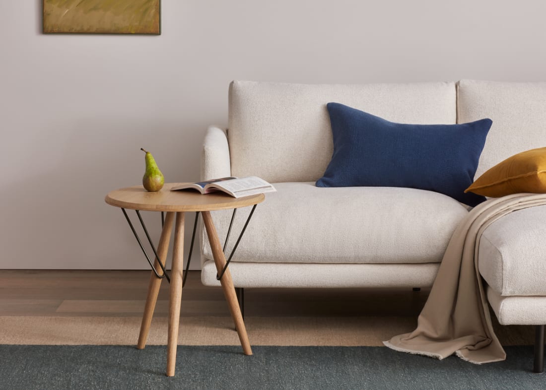 High Wire Side Table in Light Oak
