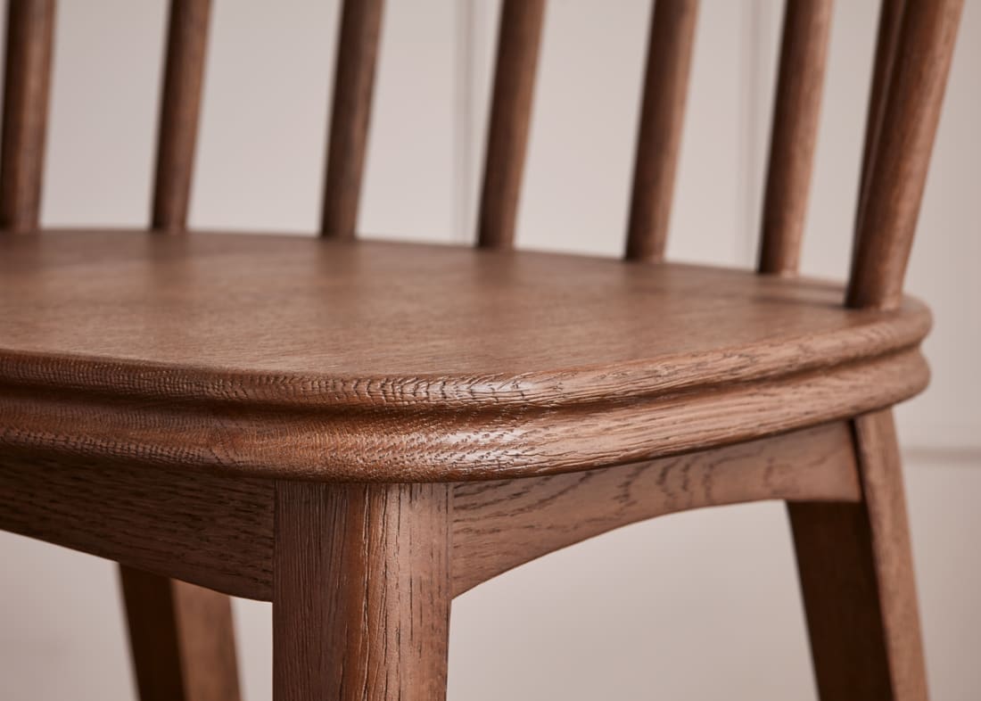 Drummer Pair of Chairs in Dark Oak