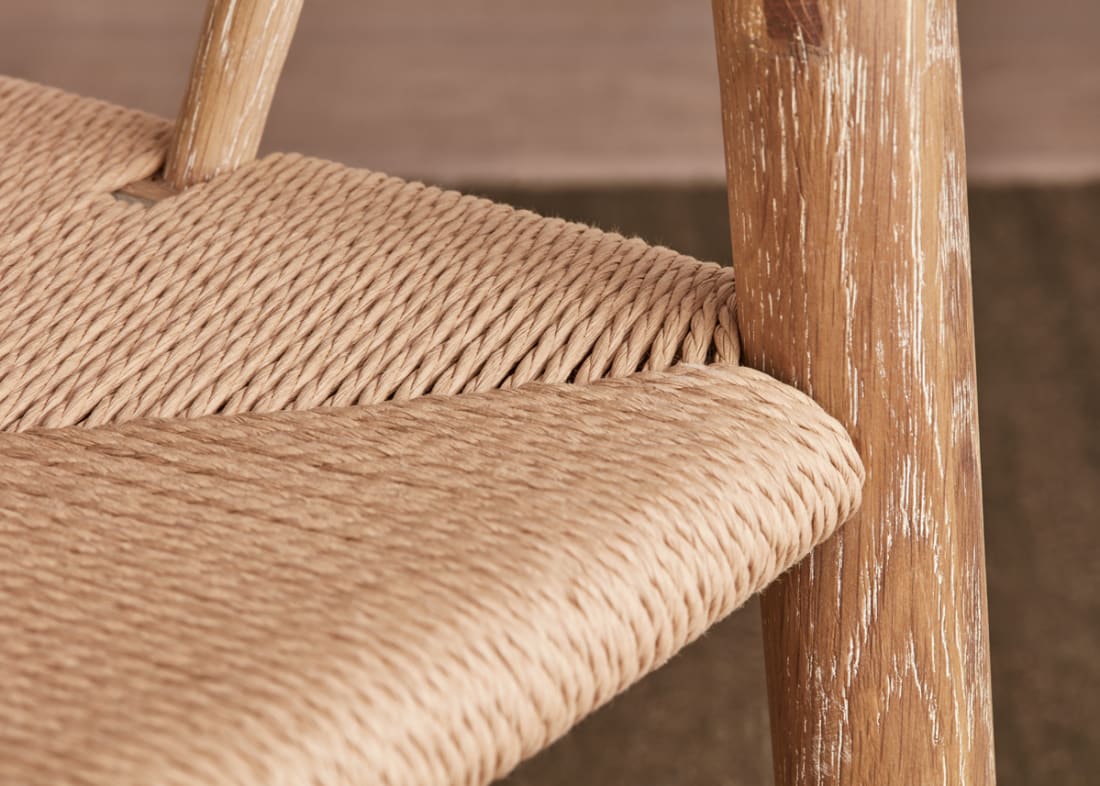 Pitstop Pair of Chairs in Whitewashed Oak