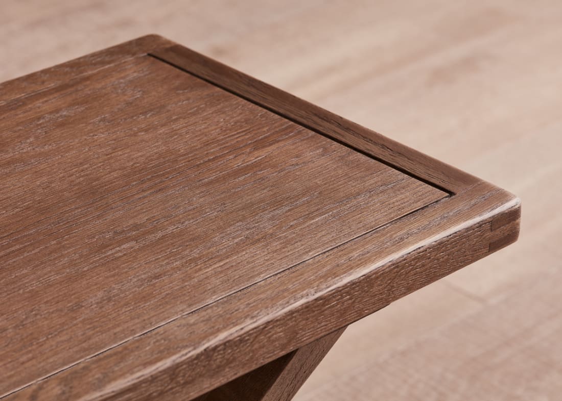 Scooch Kitchen Bench in Dark Oak