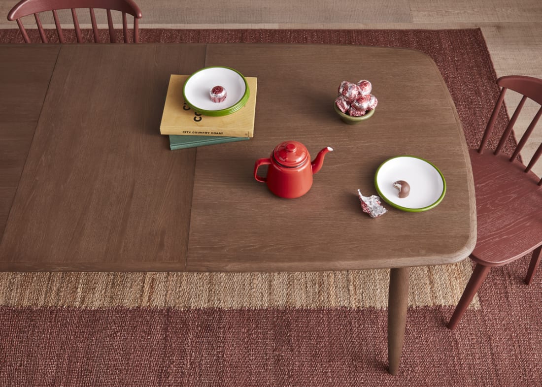 Chinwag Kitchen Table in Dark Oak