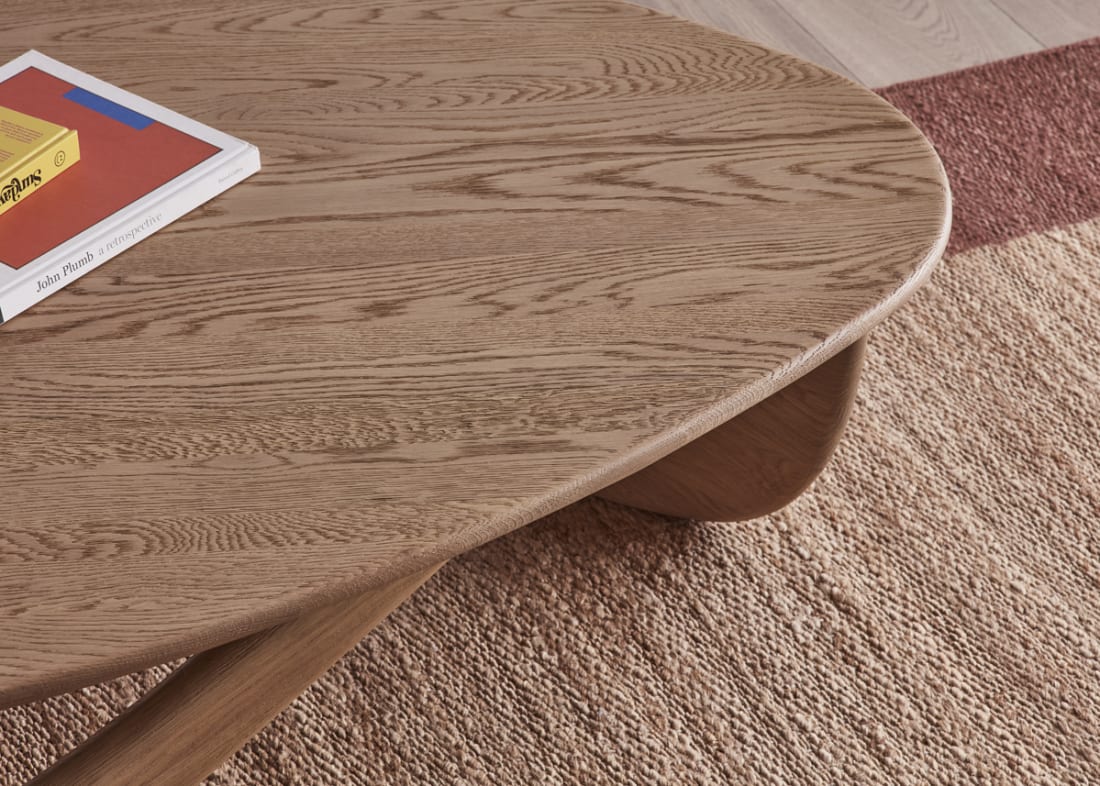 Looper Coffee Table in Light Oak