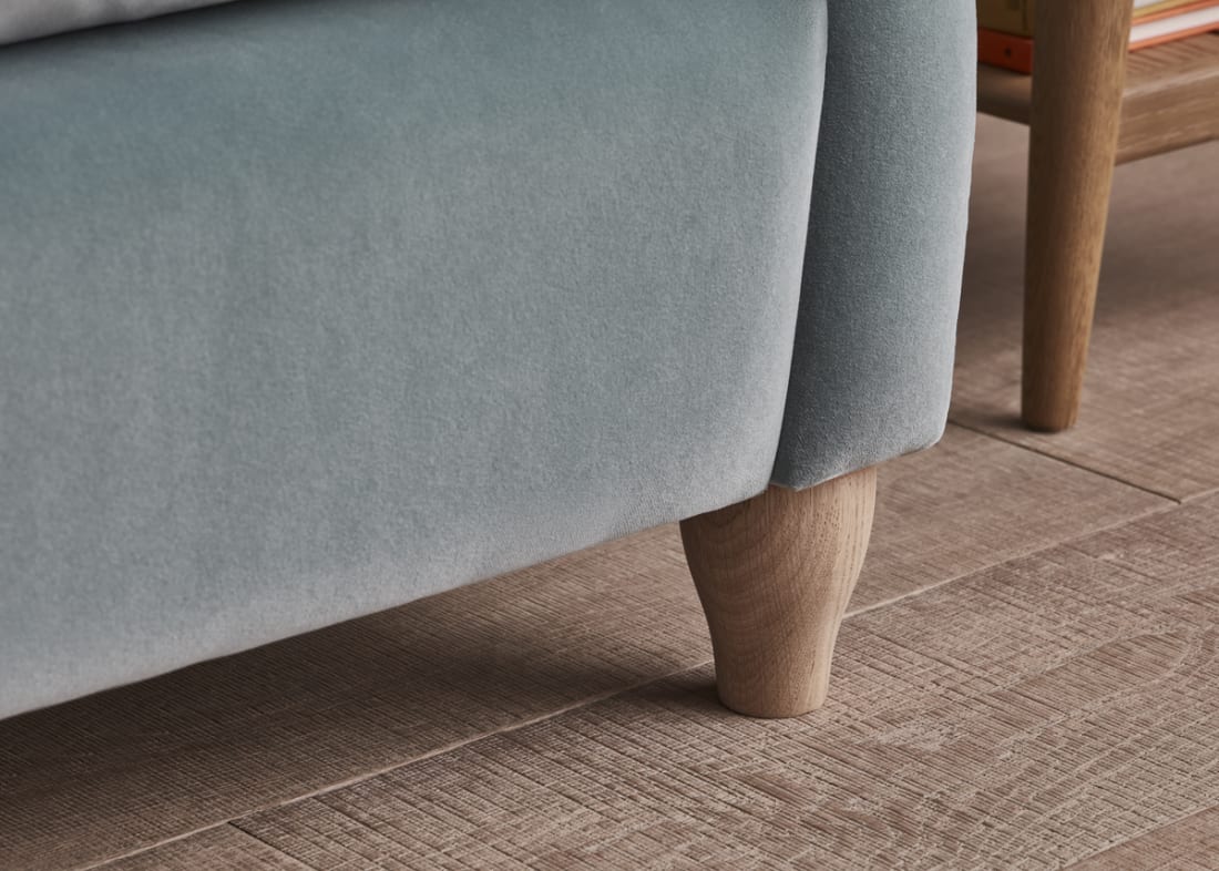 Brioche Sofa Bed in Tidepool Teal Velvet