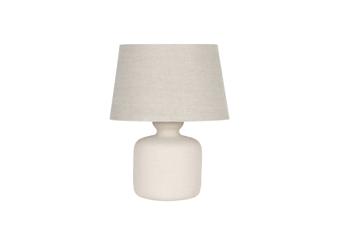 Dapple Ceramic Table Lamp - Small - Sandcastle Beige