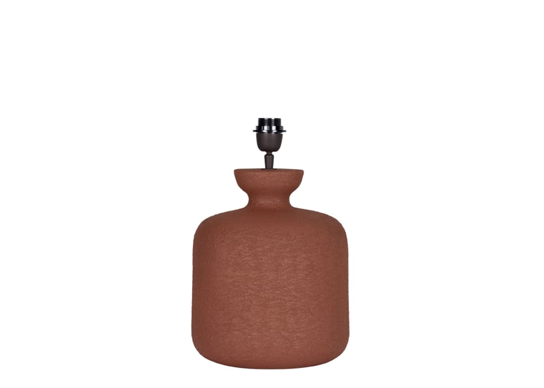Dapple Ceramic Table Lamp - Large - Cinnamon Sticks Orange