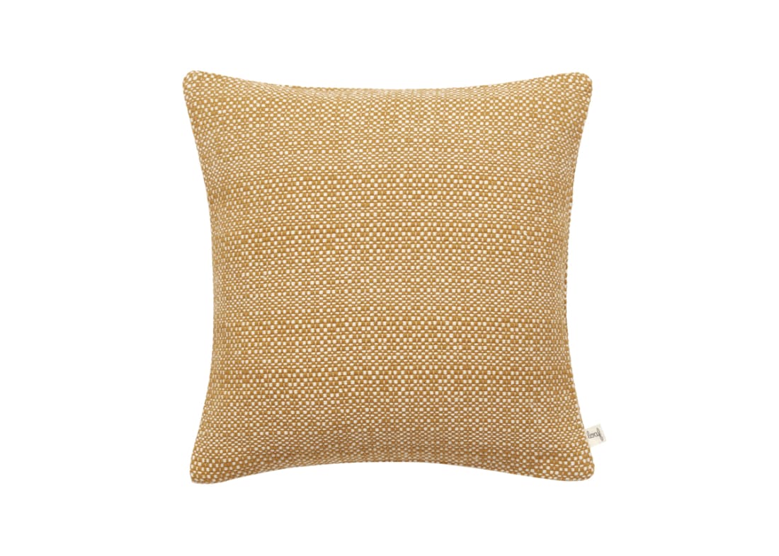 Freckle Cotton Cushion  - 43x43 - Buffed Beeswax Yellow