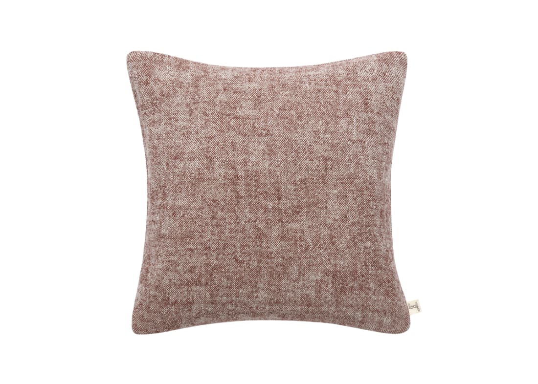 Marley Linen Cushion - 43 x 43 cm - Conker Clash Brown