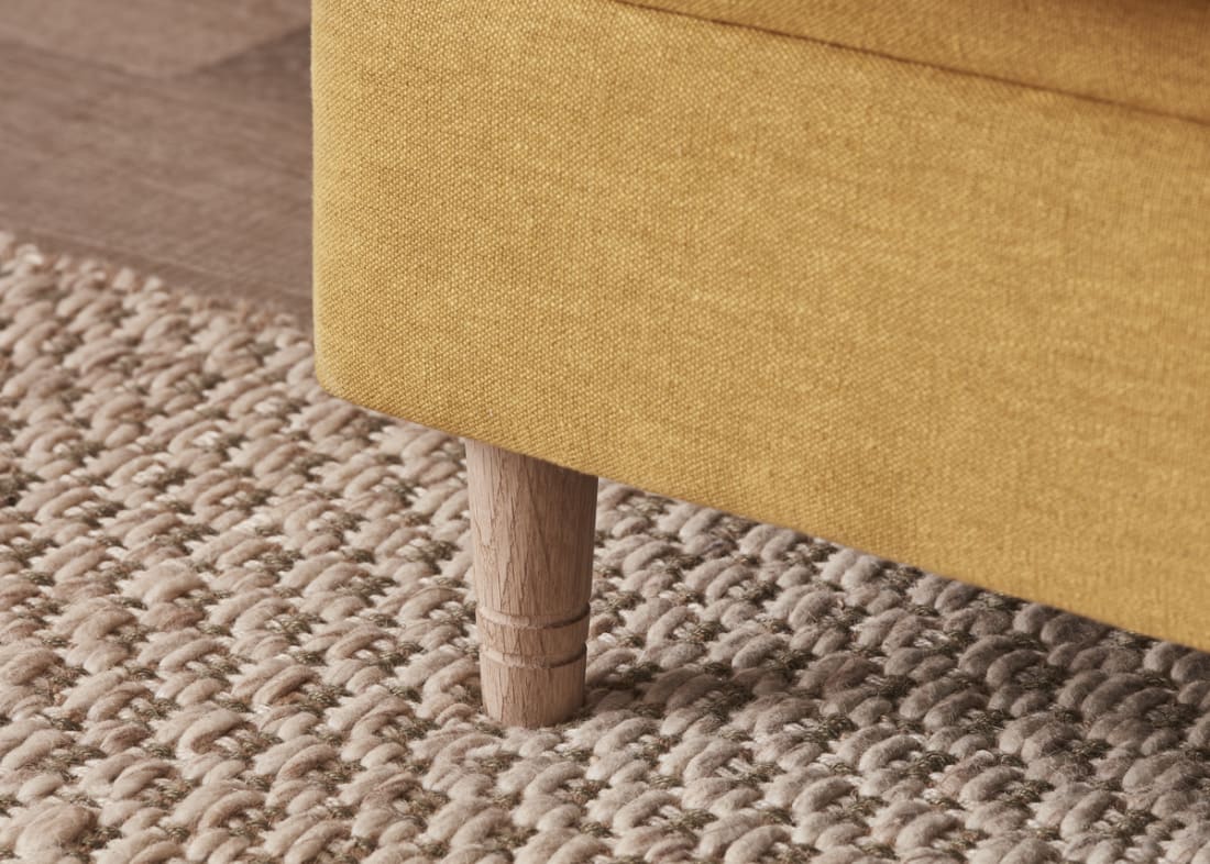 Squisharoo Sofa Bed in Honey Pot Yellow Linen