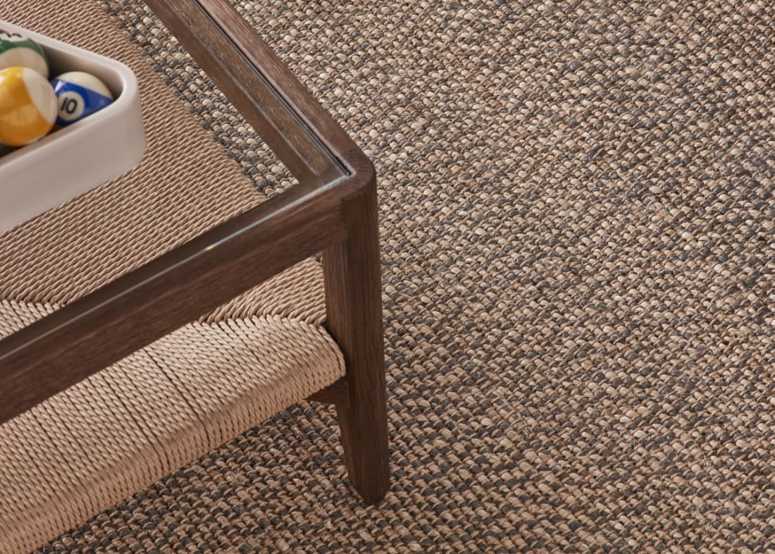 Speckly Jute Rug - 140cm x 200cm - Welly Boot Green