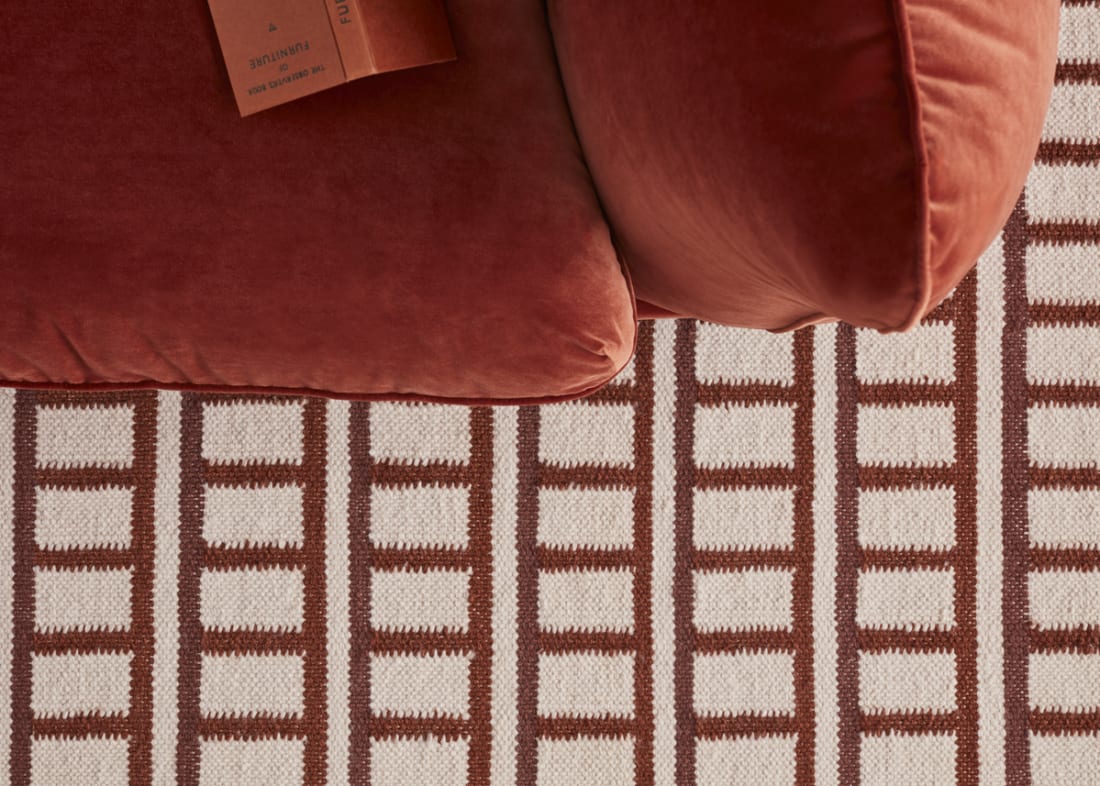 Reely Wool Rug 300 x 400 cm in Conker Clash and Chocolate Chops Brown