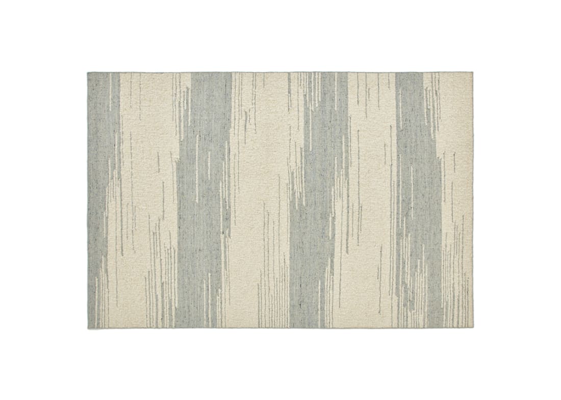 Etchy Sketchy Wool Rug - 140cm x 200cm - Flint Stone Blue