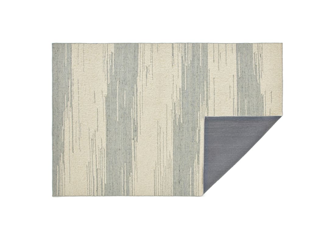 Etchy Sketchy Wool Rug - 140cm x 200cm - Flint Stone Blue