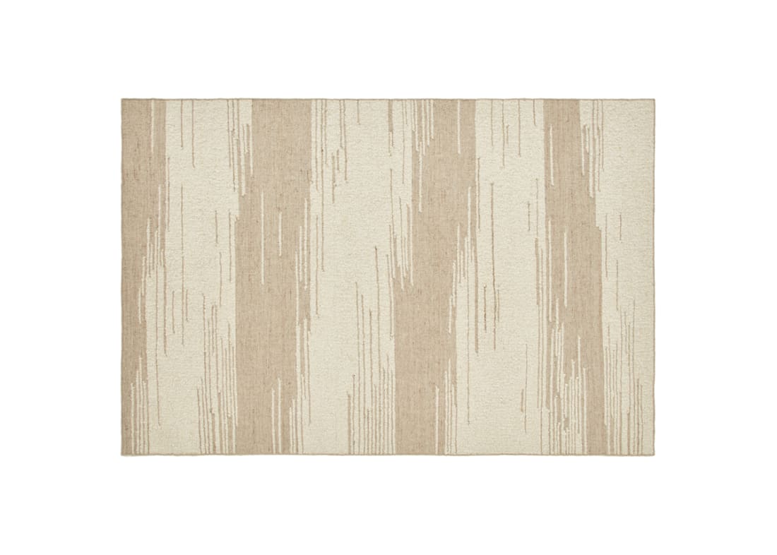 Etchy Sketchy Wool Rug - 200cm x 300cm - Truffle Taupe