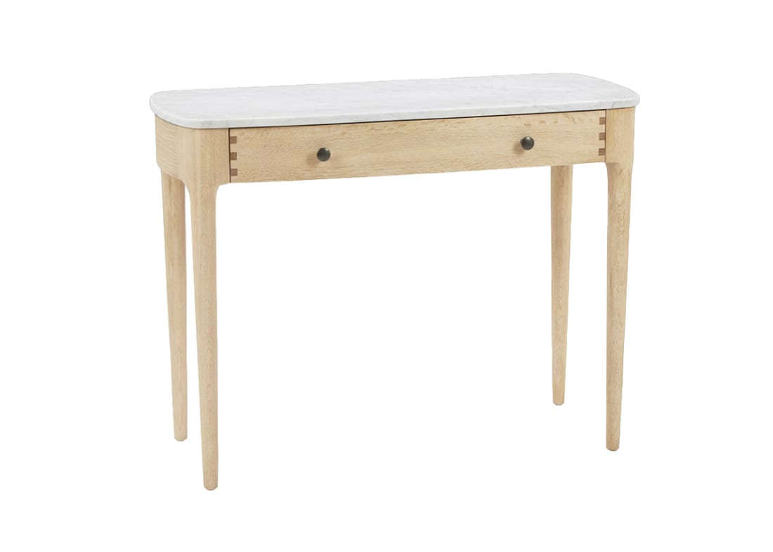 Marmo Desk - Standard - Whitewashed Oak