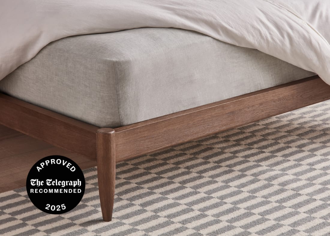 Lazy Linen Fitted Sheet - Double - Duck Pond Teal Marle