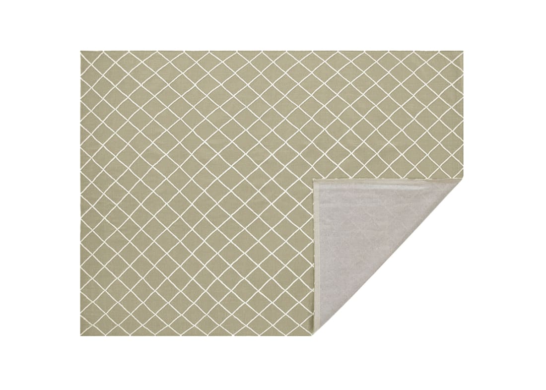 Crissy Crossy Wool Rug - 140cm x 200cm - Truffle Taupe