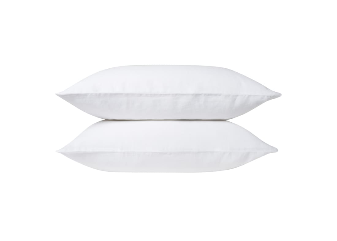 Lazy Linen Set of 2 Pillowcases - Standard - Icing Sugar